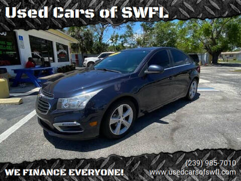 2015 Chevrolet Cruze for sale at Used Cars of SWFL in Fort Myers FL