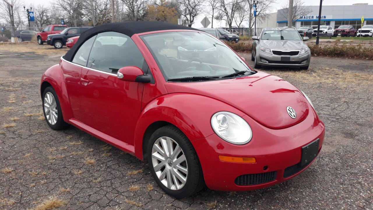 2008 Volkswagen New Beetle Convertible for sale at CHRISTIAN AUTO SALES in Anoka, MN