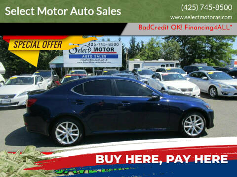 2011 Lexus IS 250 for sale at Select Motor Auto Sales in Lynnwood WA