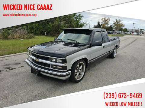 1995 Chevrolet C/K 1500 Series for sale at WICKED NICE CAAAZ in Cape Coral FL