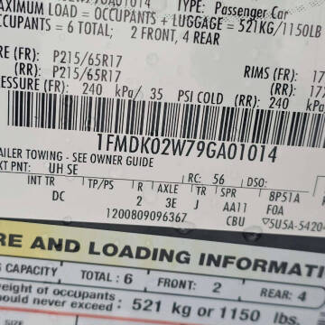 2009 Ford Taurus X SEL