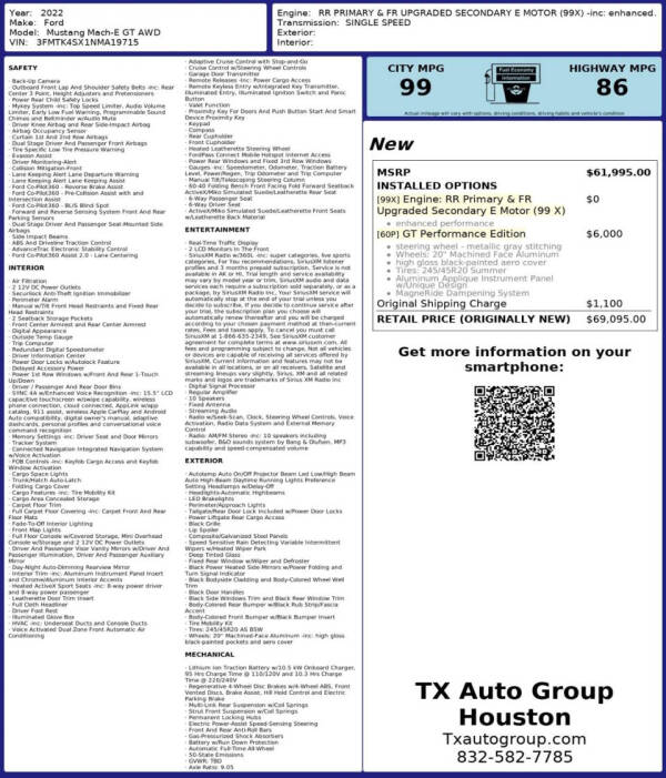2022 Ford Mustang Mach-E GT