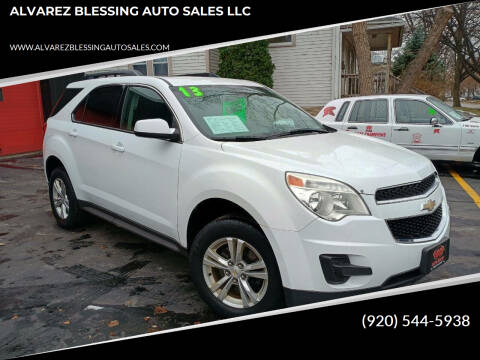 2013 Chevrolet Equinox for sale at ALVAREZ BLESSING AUTO SALES LLC in Green Bay WI