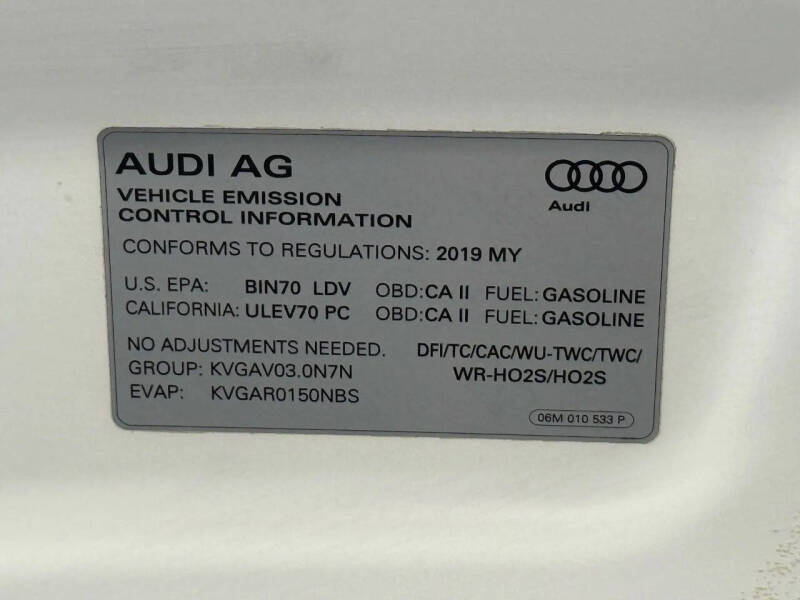 2019 Audi A6 quattro Prestige 55 TFSI