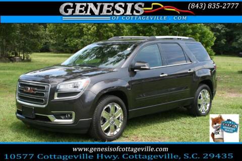 2017 GMC Acadia Limited for sale at Genesis Of Cottageville in Cottageville SC