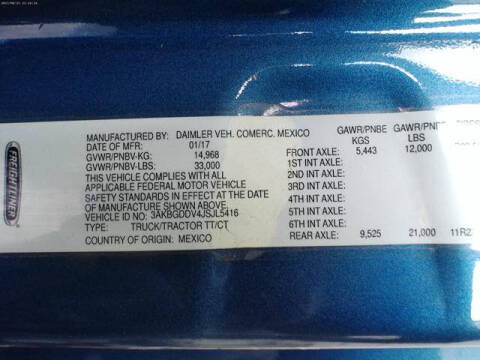 2018 Freightliner Cascadia