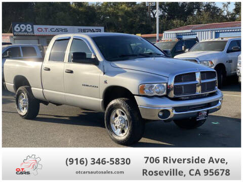 2004 Dodge Ram Pickup 2500 for sale at OT CARS AUTO SALES in Roseville CA