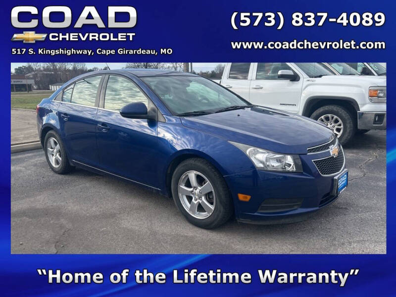 2013 Chevrolet Cruze for sale at Coad Chevrolet Isuzu in Cape Girardeau MO