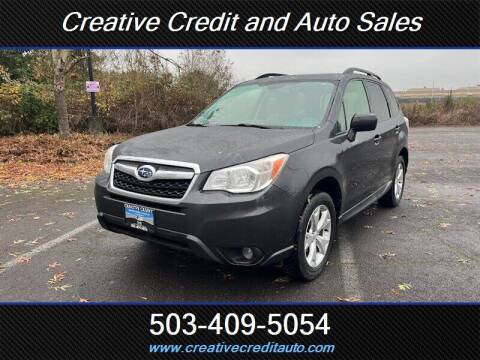2016 Subaru Forester for sale at Creative Credit & Auto Sales in Salem OR