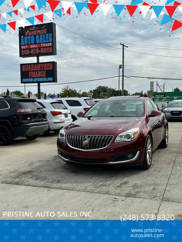 2016 Buick Regal for sale at PRISTINE AUTO SALES INC in Pontiac MI