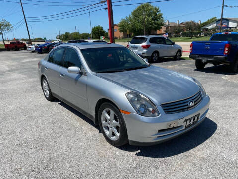 2004 Infiniti G35 for sale at LLANOS AUTO SALES LLC - LEDBETTER in Dallas TX