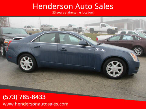 2009 Cadillac CTS for sale at Henderson Auto Sales in Poplar Bluff MO