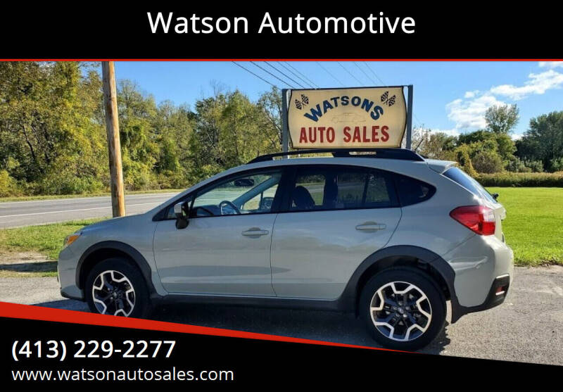 2016 Subaru Crosstrek for sale at Watson Automotive in Sheffield MA