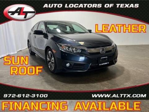 2016 Honda Civic for sale at AUTO LOCATORS OF TEXAS in Plano TX
