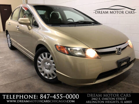 2007 Honda Civic for sale at Dream Motor Cars in Arlington Heights IL
