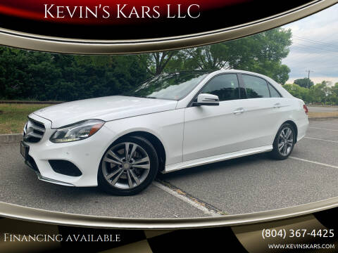 2014 Mercedes-Benz E-Class for sale at Kevin's Kars LLC in Richmond VA