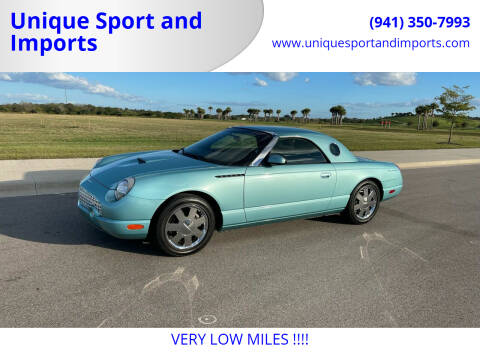 2002 Ford Thunderbird for sale at Unique Sport and Imports in Sarasota FL