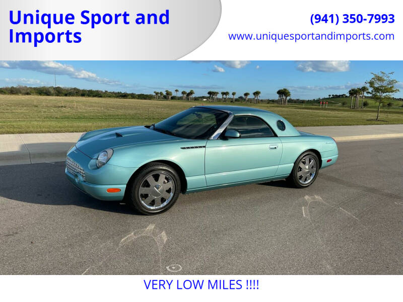 2002 Ford Thunderbird for sale at Unique Sport and Imports in Sarasota FL