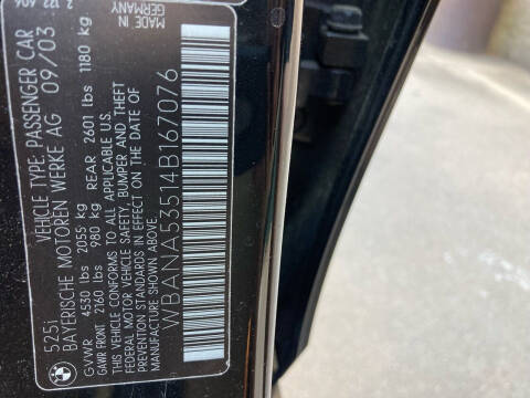 2004 BMW 5 Series 525i