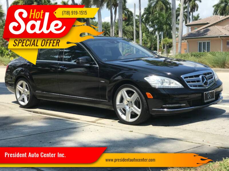 2012 Mercedes-Benz S-Class for sale at President Auto Center Inc. in Brooklyn NY