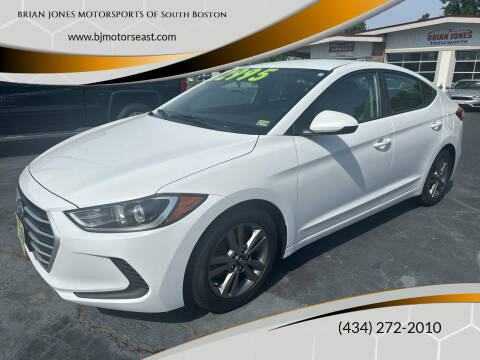 2017 Hyundai Elantra for sale at BRIAN JONES MOTORSPORTS OF South Boston in South Boston VA