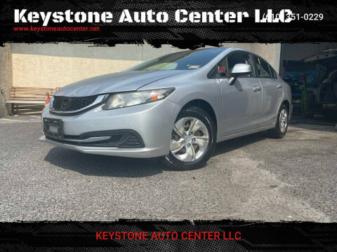 2013 Honda Civic for sale at Keystone Auto Center LLC in Allentown PA