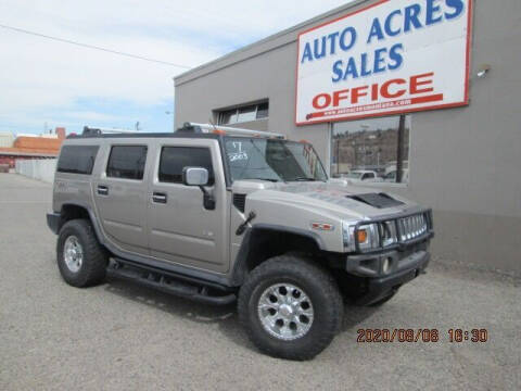 2003 HUMMER H2 for sale at Auto Acres in Billings MT