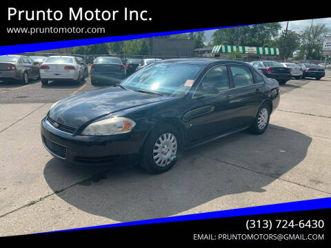 2010 Chevrolet Impala for sale at Prunto Motor Inc. in Dearborn MI