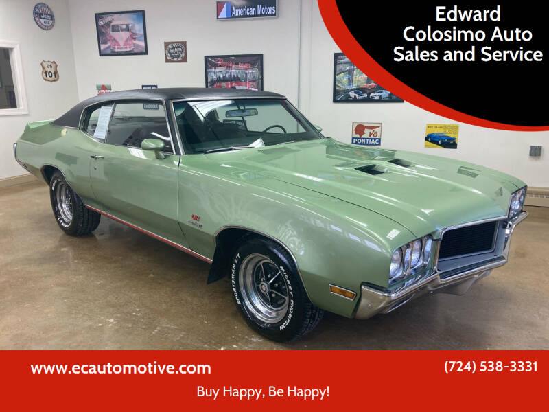 1970 Buick Gran Sport for sale at Edward Colosimo Auto Sales and Service in Evans City PA