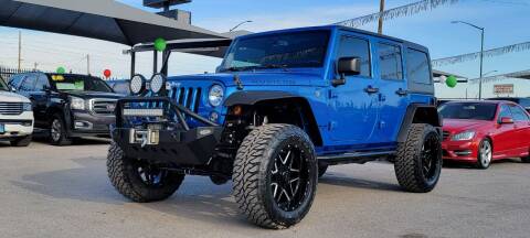 2016 Jeep Wrangler Unlimited for sale at Elite Motors in El Paso TX