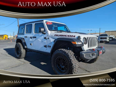 2018 Jeep Wrangler Unlimited for sale at Auto Max USA in Yakima WA