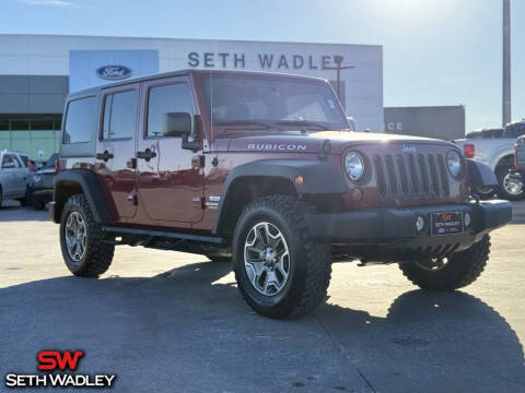 2013 Jeep Wrangler Unlimited for sale at Seth Wadley Chevy Perry in Perry OK