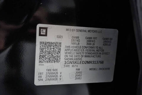 2021 Chevrolet Tahoe Police