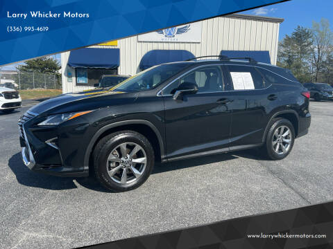 2019 Lexus RX 350L for sale at Larry Whicker Motors in Kernersville NC