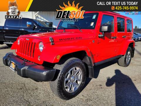 2014 Jeep Wrangler Unlimited for sale at Del Sol Auto Sales in Everett WA