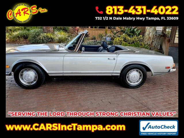 1969 Mercedes-Benz 280 SL for sale at Complete Auto Remarketing Specialists Inc. in Tampa, FL