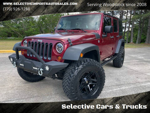 2012 Jeep Wrangler Unlimited for sale at Selective Cars & Trucks in Woodstock GA