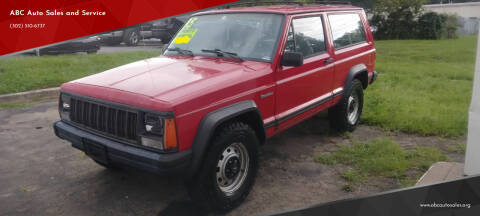 1995 Jeep Cherokee for sale at ABC Auto Sales and Service in New Castle DE