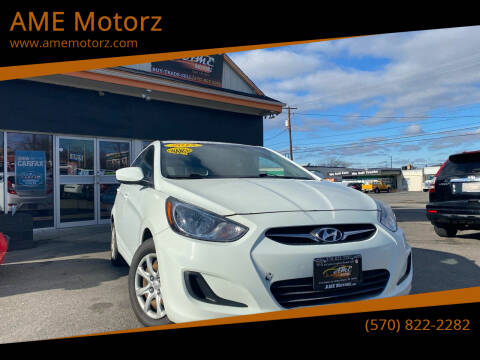 2012 Hyundai Accent for sale at AME Motorz in Wilkes Barre PA