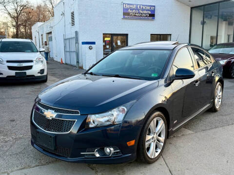 2014 Chevrolet Cruze for sale at Best Choice Auto Sales in Virginia Beach VA