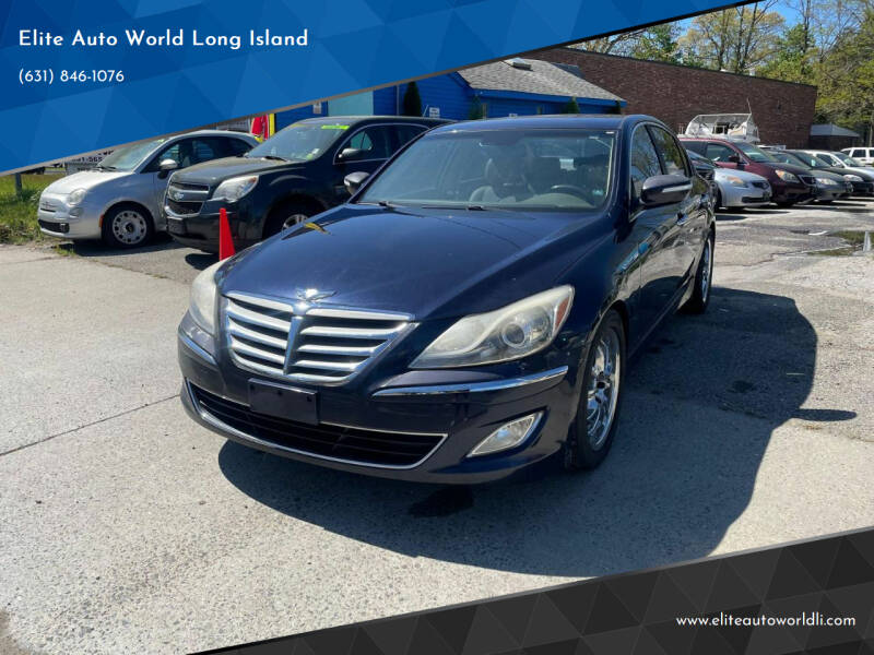 2013 Hyundai Genesis for sale at Elite Auto World in East Meadow NY