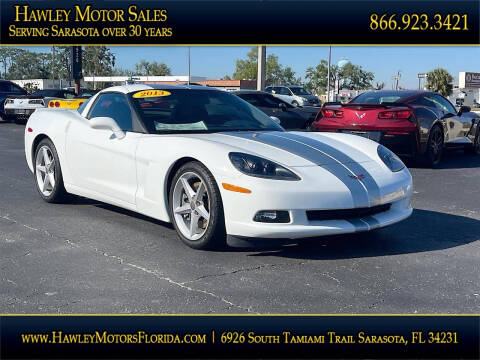 2013 Chevrolet Corvette for sale at Hawley Motor Sales in Sarasota FL