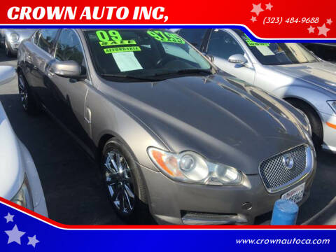 2009 Jaguar XF for sale at CROWN AUTO INC, in South Gate CA