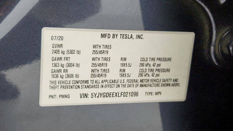 2020 Tesla Model Y Long Range