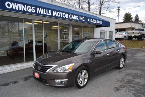 2013 Nissan Altima for sale at Owings Mills Motor Cars in Owings Mills MD