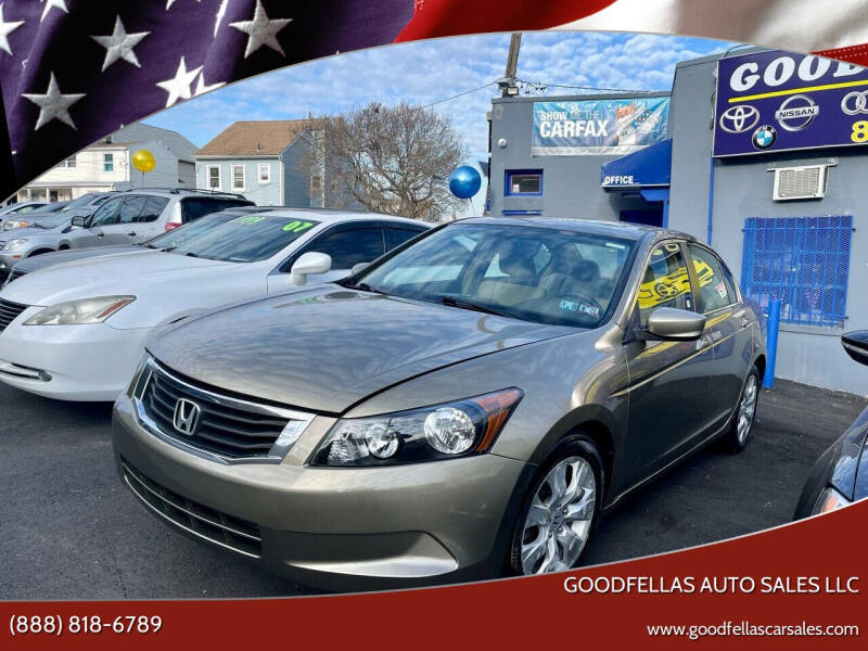 2008 Honda Accord for sale at Goodfellas Auto Sales LLC in Clifton NJ