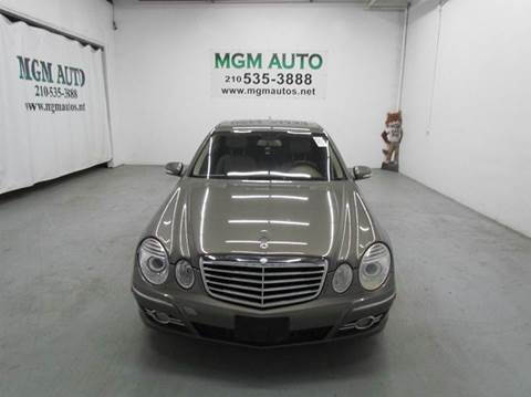 2008 Mercedes-Benz E-Class for sale at MGM Auto in San Antonio, TX