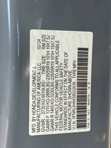 2025 Honda Odyssey Elite