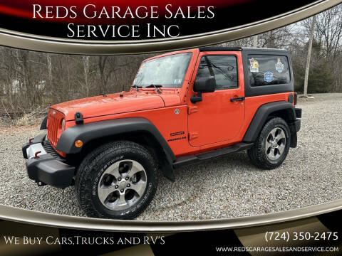 2015 Jeep Wrangler for sale at Reds Garage Sales Service Inc in Bentleyville PA