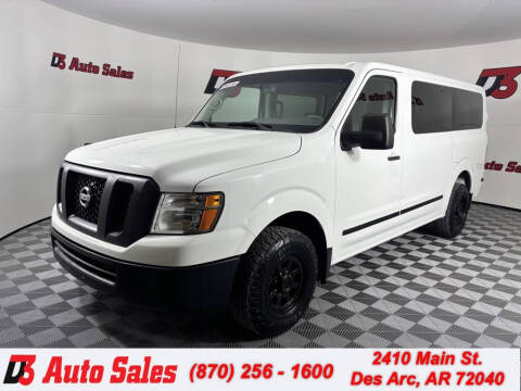 2019 Nissan NV for sale at D3 Auto Sales in Des Arc AR